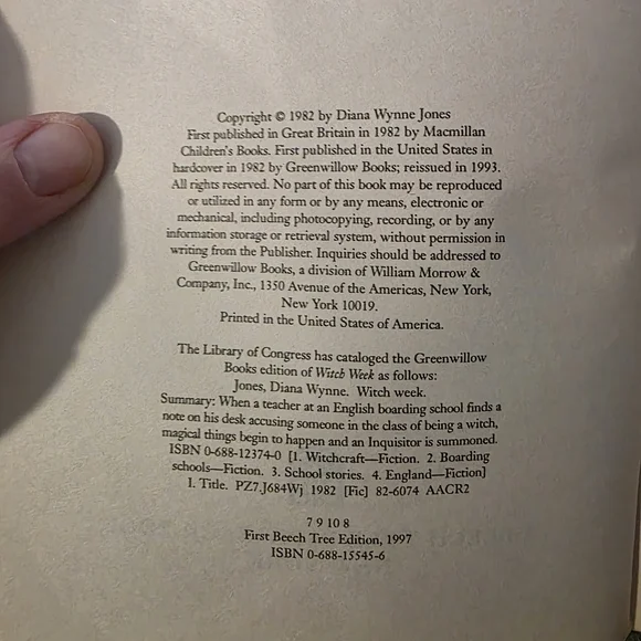 Witch Week by Diana Wynne Jones Book - Picture 5 of 5